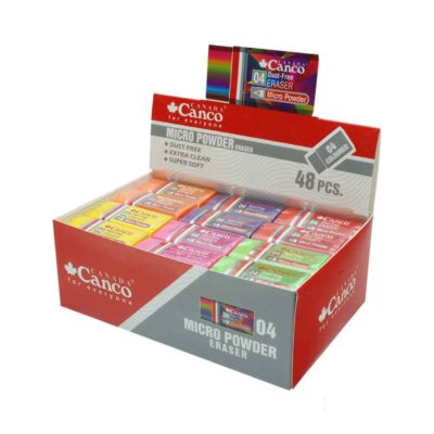 پاکن رنگی48عددی میکرو پودر کوچک کنکو*کارتن30بسته ای* (48 تایی)