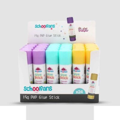 چسب ماتیکی 15گرم اسکول فنز کد92700 (24 تایی)