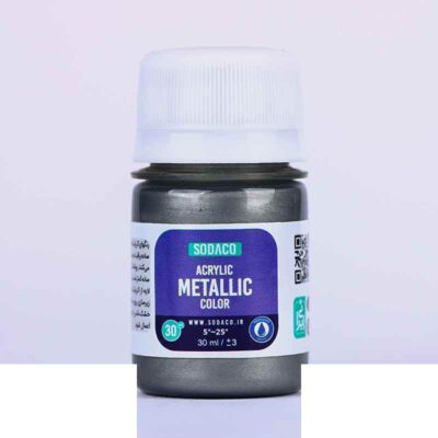 اکریلیک متالیک30میل سوداکو نقره ای سیر کد00296 (6 تایی)