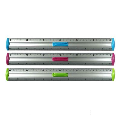 خط کش30سانت(مهندسی عمران) بدنه آلومینیومی اسکول فنز کد92695 (12 تایی)