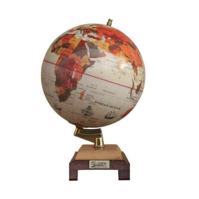 کره جغرافیایی سایز 20پایه چوبی طرح ایفل ایده کد116